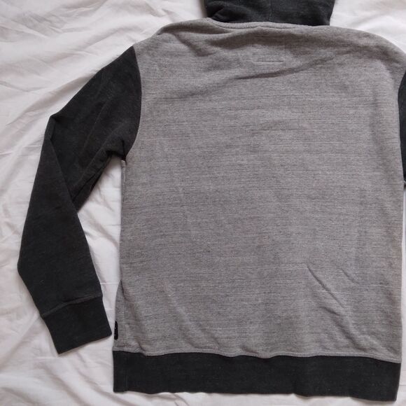 American Eagle Outfitters USA 1977 Gray Hoodie Pullover Spell Out Mens Medium - Picture 12 of 14